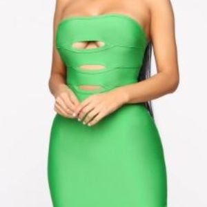 **SOLD** Green Bandage Tube Dress